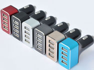 CE одобрил умный заряжатель автомобиля USB 4 портов 6.1A для iPhone6/Samsung/мобильного телефона /Tablet андроида