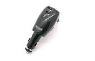 Заряжатель 5V 3.0A автомобиля USB короткого замыкания низкой температуры всеобщий удваивает порт USB