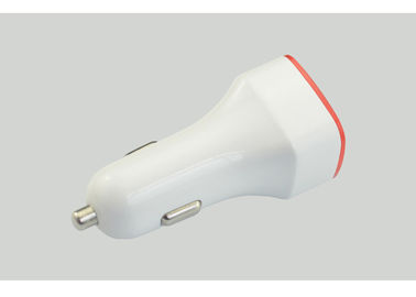 Retractable ПК белизны порта USB 2100mA двойника заряжателя автомобиля Iphone