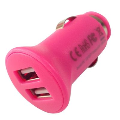 Порт портативных миниых заряжателей автомобиля USB 2.4A двойной для ПК Smartphone/таблетки